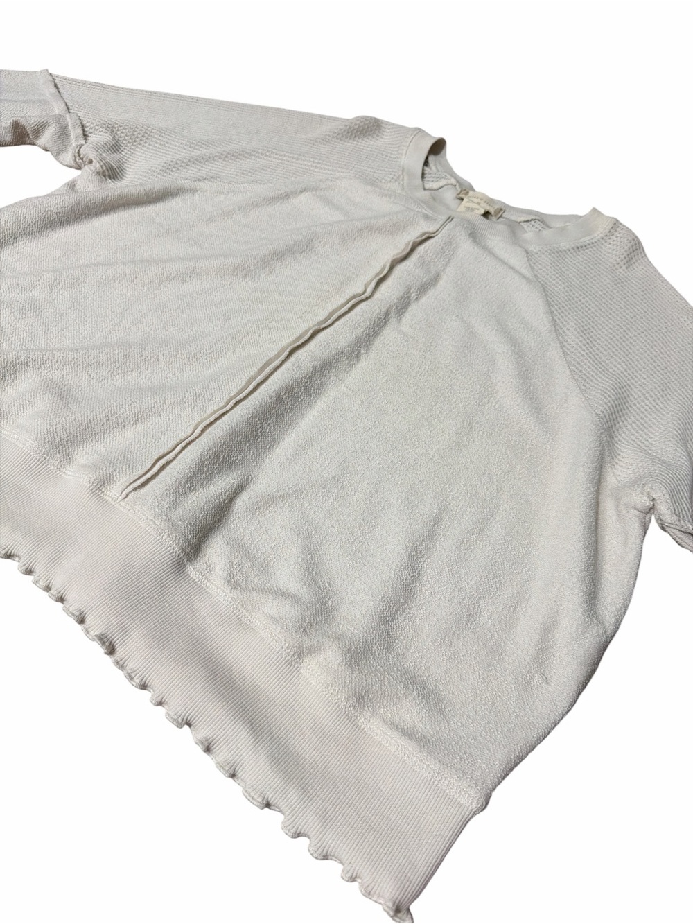 ALTAR’D STATE Light Cream Textured Pullover Sweatshirt